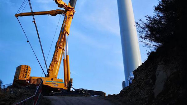 来了！首台XCA1200_I落户广东，，，，，中国风电吊装千吨级阵营再添劲旅